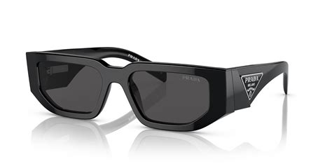 Prada PR 09ZS 54 Dark Grey & Black Sunglasses .